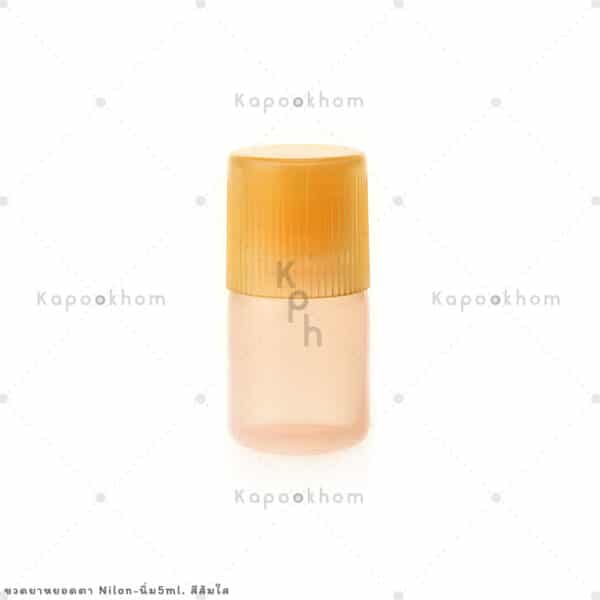 ขวดยาหยอดยา5mlสีส้มใส